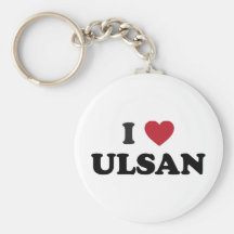 I Heart Ulsan South Korea Key Chains