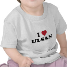 I Heart Ulsan South Korea Shirts