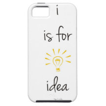 i is for idea iPhone 5 cases