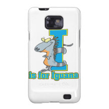 I is for iguana letter abc cartoon samsung galaxy s cover