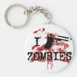 I Kill Zombies Key Chains