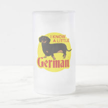 I Know A Little German Coffee Mugs