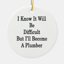 I Know It Will Be Difficult But I'll Become A Plum Christmas Ornaments