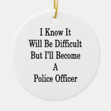 I Know It Will Be Difficult But I'll Become A Poli Christmas Tree Ornament