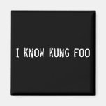 I know kung foo fridge magnet