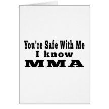 I know Mma Greeting Card