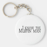 I Know The Muffin Man Key Chain