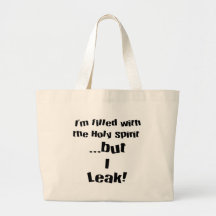 I leak! tote bag