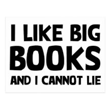I Like Big Books Postcards