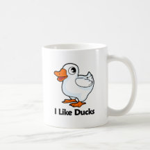 I Like Ducks Coffee Mug