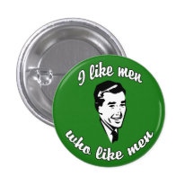 I Like Men button