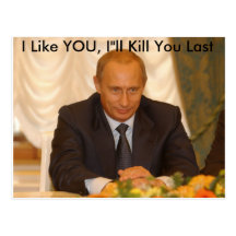 I Like YOU, I"ll Kill You Last Postcard