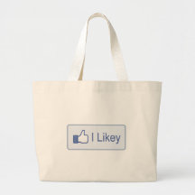 I Likey  Facebook Canvas Bags