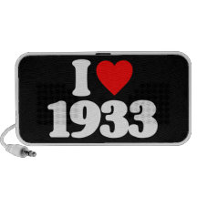 I LOVE 1933 TRAVELLING SPEAKERS