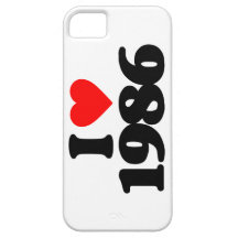 I LOVE 1986 iPhone 5 COVER