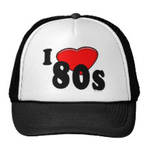 I Love 80s Hat