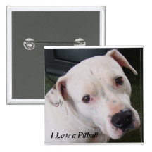I Love a Pitbull Pin