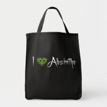 I Love Absinthe Tote Bag