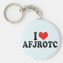 I Love AFJROTC Keychains