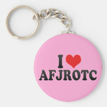 I Love AFJROTC Keychains