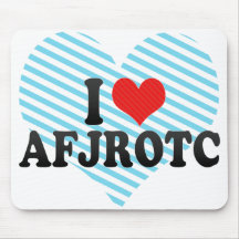 I Love AFJROTC Mouse Pads