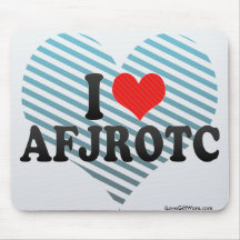 I Love AFJROTC Mousepads