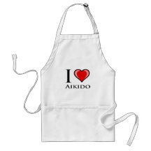 I Love Aikido Aprons