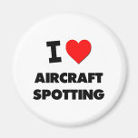 I Love Aircraft Spotting Magnets