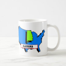 I Love Alabama Mug