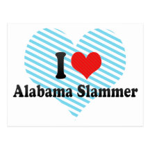 I Love Alabama Slammer Postcards