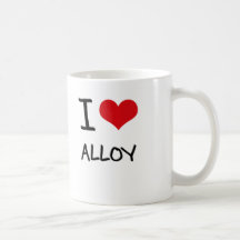 I Love Alloy Coffee Mug