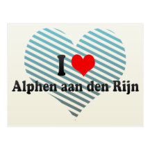 I Love Alphen aan den Rijn, Netherlands Post Cards