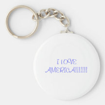 I LOVE AMERICA!!!!!!! KEYCHAINS
