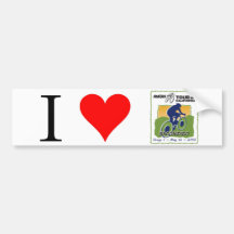 I Love Amgen Escondido Bumper Sticker