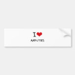 I Love Amputees Bumper Sticker