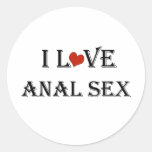 I Love  Anal Sex a Sticker