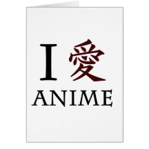 I Love Anime Cards