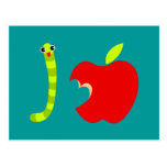 I Love Apple Postcard