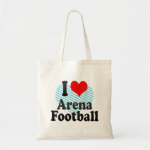 I love Arena Football Tote Bags