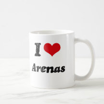 I Love Arenas Coffee Mug