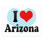I Love  Arizona Post Card