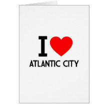I Love Atlantic City Greeting Card