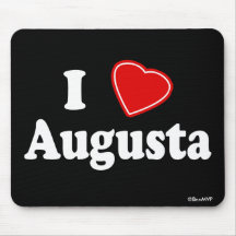 I Love Augusta Mousemats