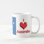 I Love Australia Mug mugs