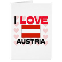 I Love Austria Greeting Cards