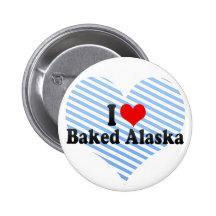 I Love Baked Alaska Pin