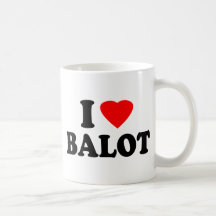 I Love Balot Coffee Mugs