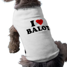 I Love Balot Dog T-shirt