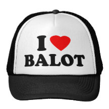 I Love Balot Mesh Hats