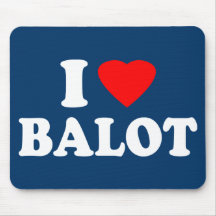 I Love Balot Mouse Pad